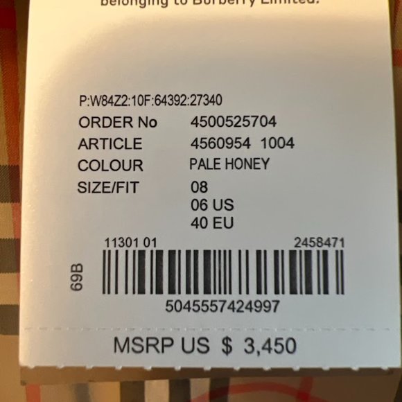 AUTHENTIC BURBERRY TRENCH COAT - Picture 7 of 13